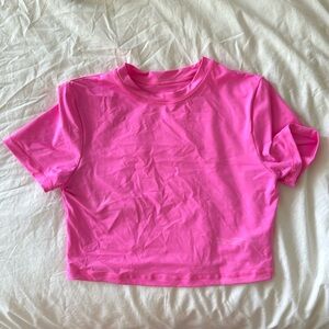 Skims hot pink swim t-shirt